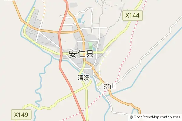 Mapa Anren County