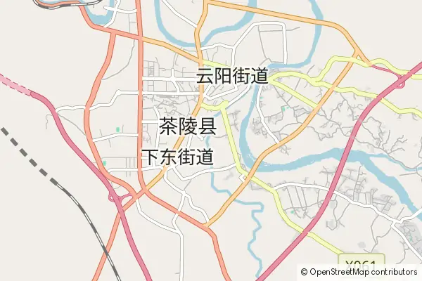 Mapa Chaling County