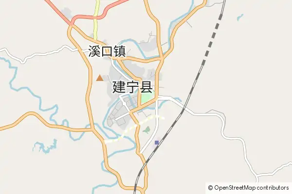 Mapa Jianning County