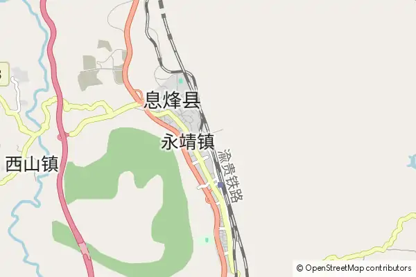 Mapa Xifeng County