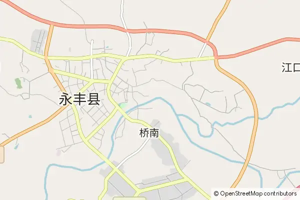 Mapa Yongfeng County