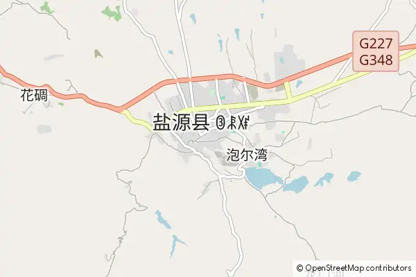 Mapa Yanyuan County