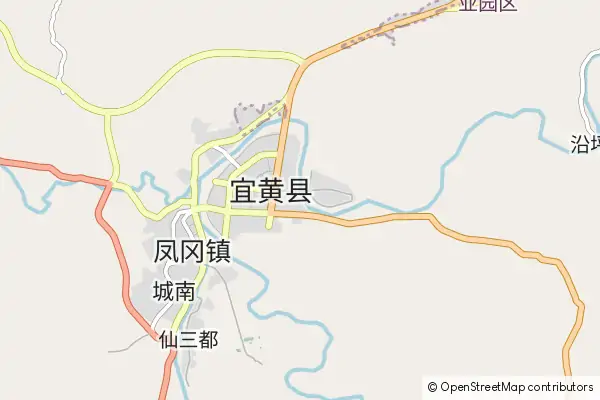 Mapa Yihuang County