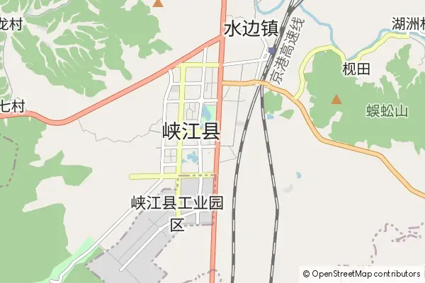 Mapa Xiajiang County