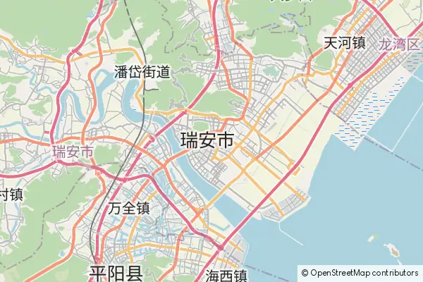 Mapa Rui'an