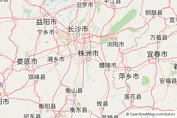 Mapa Zhuzhou