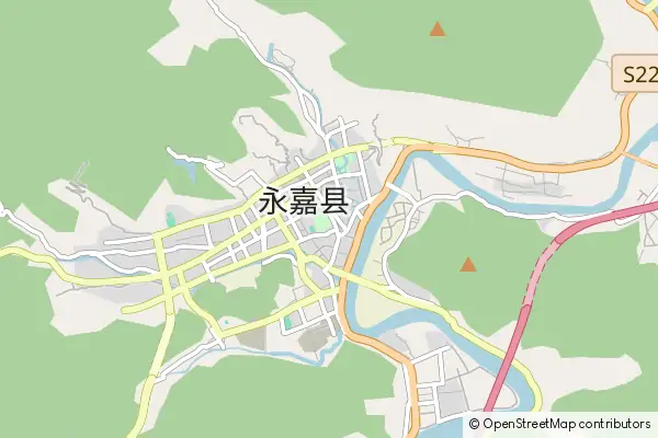 Mapa Yongjia County