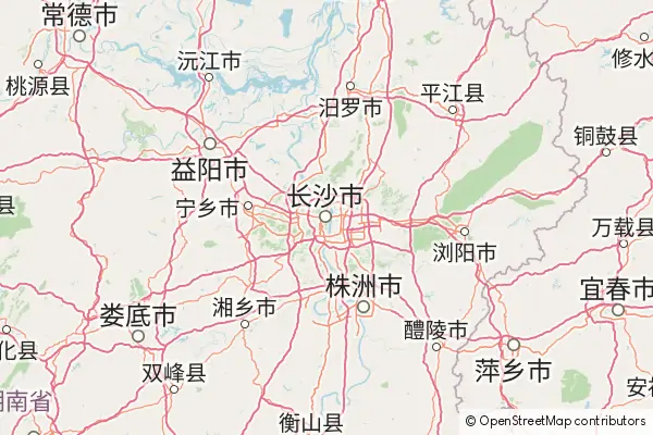 Mapa Changsha