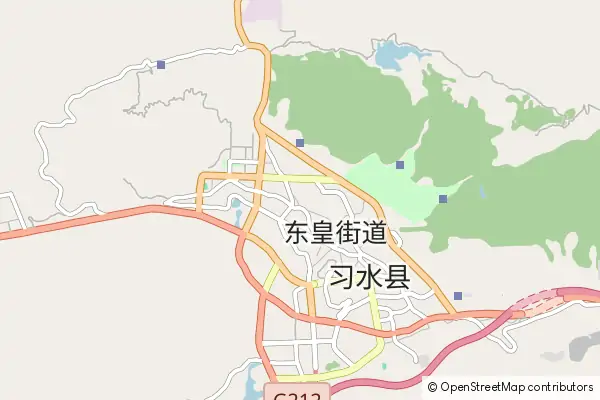 Mapa Xishui County