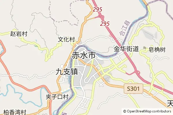 Mapa Chishui