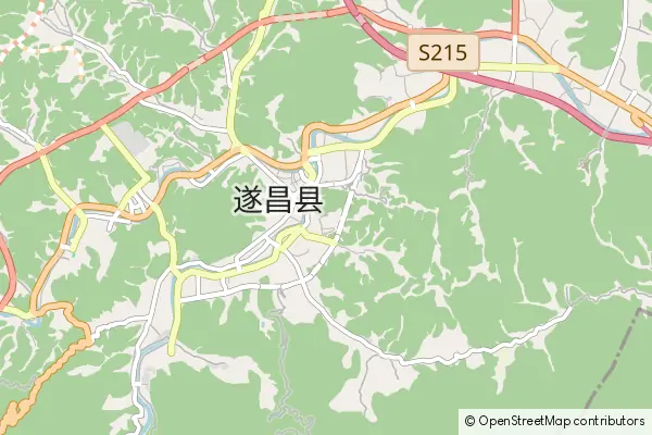 Mapa Suichang County