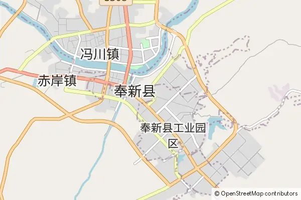 Mapa Fengxin County