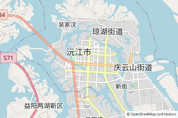 Mapa Yuanjiang