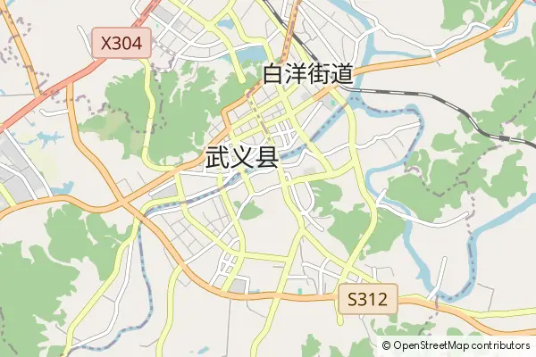 Mapa Wuyi County