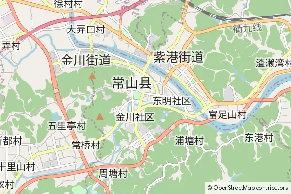 Mapa Changshan County