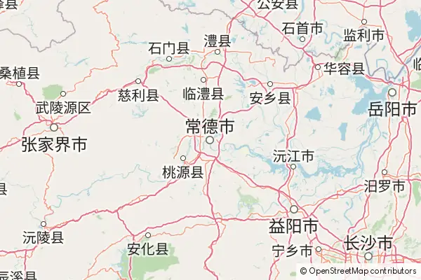 Mapa Changde