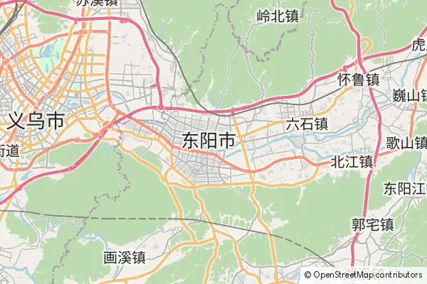 Mapa Dongyang