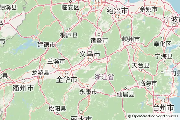 Mapa Yiwu