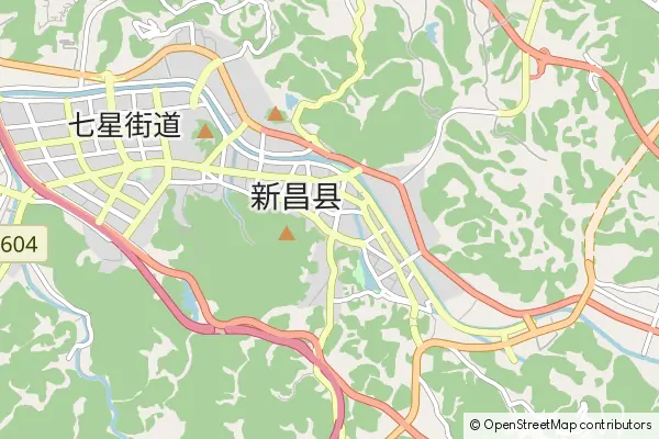 Mapa Xinchang County