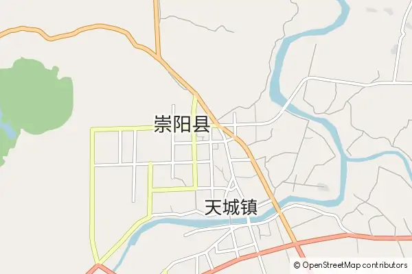 Mapa Chongyang County