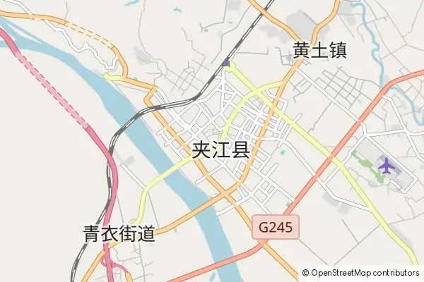 Mapa Jiajiang County