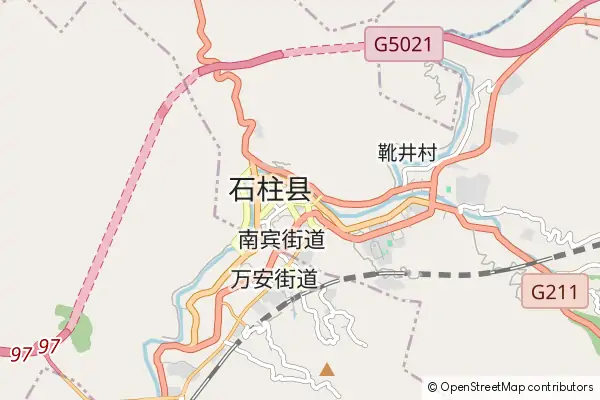 Mapa Shizhu County