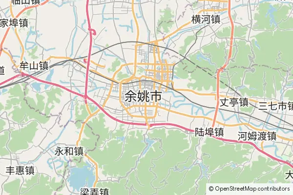 Mapa Yuyao