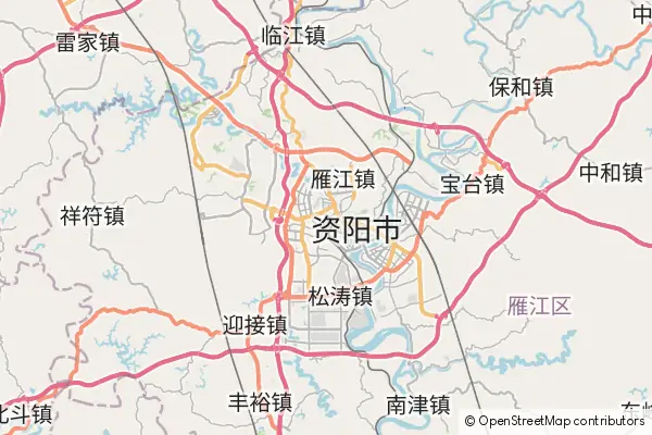 Mapa Ziyang