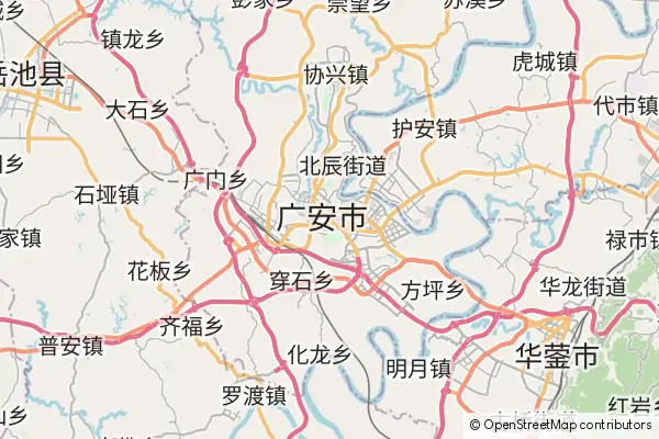 Mapa Guang'an