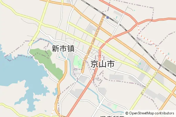 Mapa Jingshan County