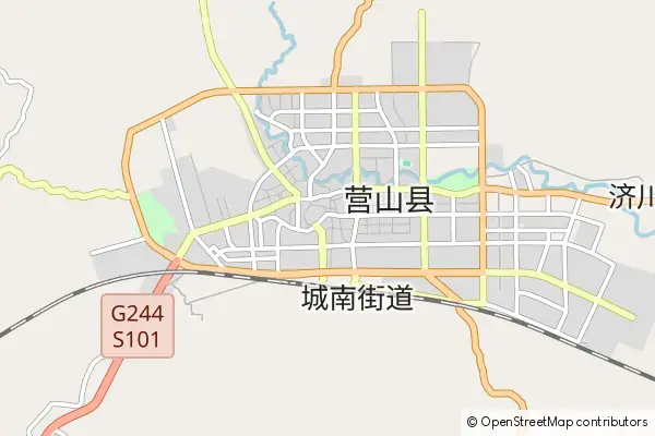 Mapa Yingshan County