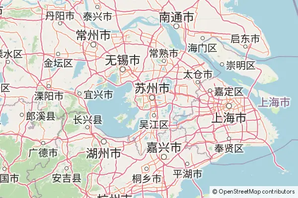 Mapa Suzhou