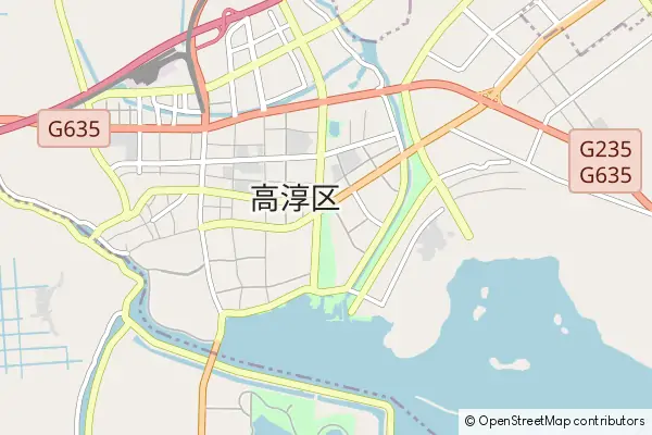 Mapa Gaochun County