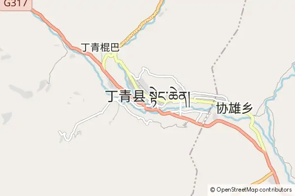 Mapa Dingqing County