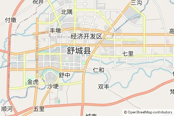 Mapa Shucheng County