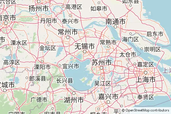 Mapa Wuxi