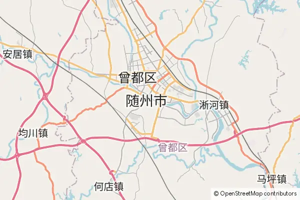 Mapa Suizhou