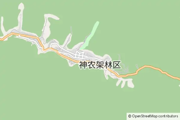 Mapa Shennongjia