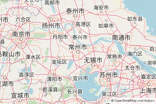 Mapa Changzhou