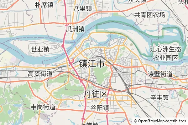 Mapa Zhenjiang