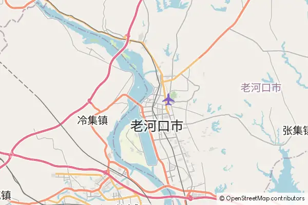 Mapa Laohekou