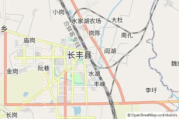 Mapa Changfeng County