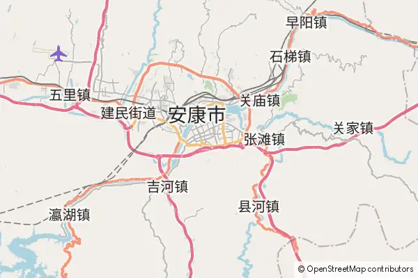 Mapa Ankang