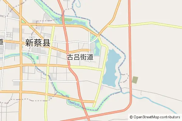 Mapa Xincai County