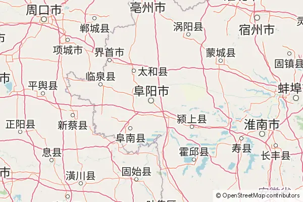 Mapa Fuyang