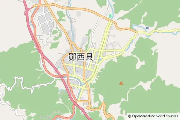 Mapa Yunxi County