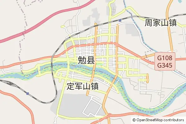 Mapa Mian County