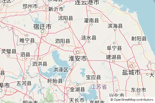 Mapa Huai’an