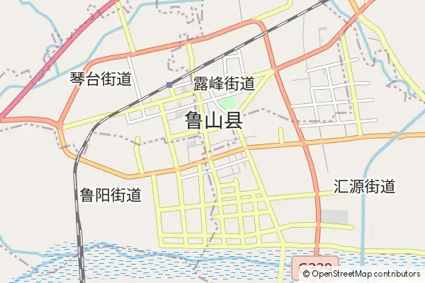 Mapa Lushan County