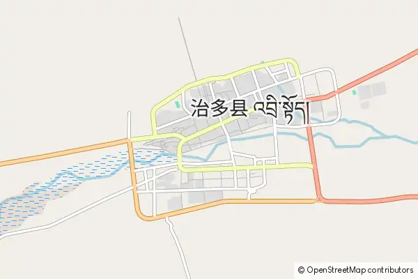 Mapa Zhiduo County